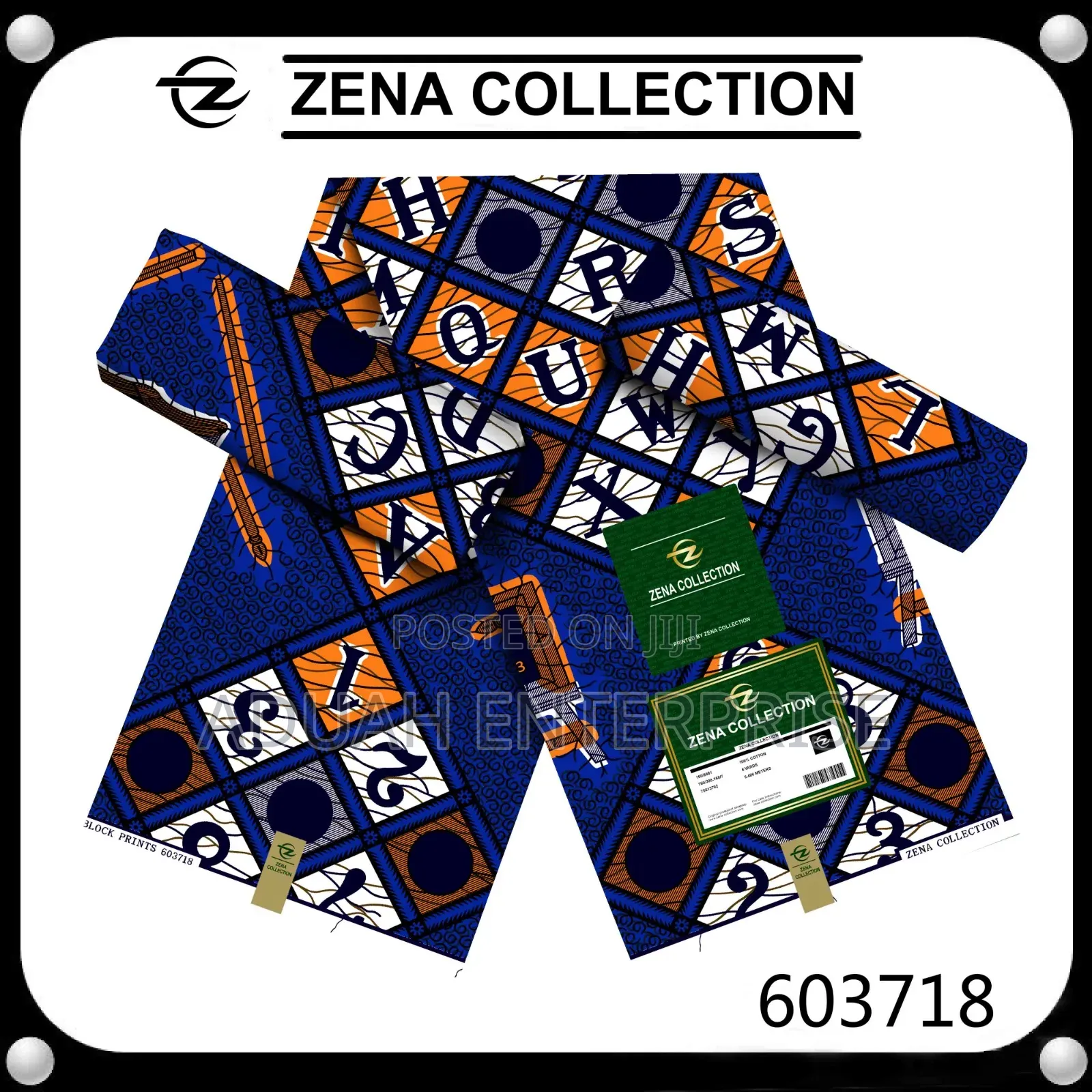 6 Yards African Yaras Printex