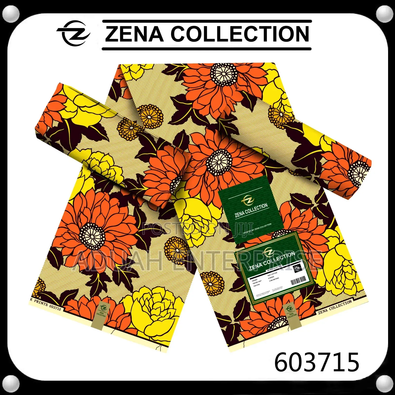 6 Yards African Yaras Printex
