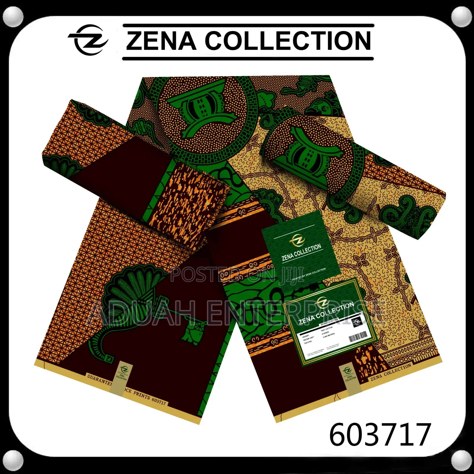 6 Yards African Yaras Printex