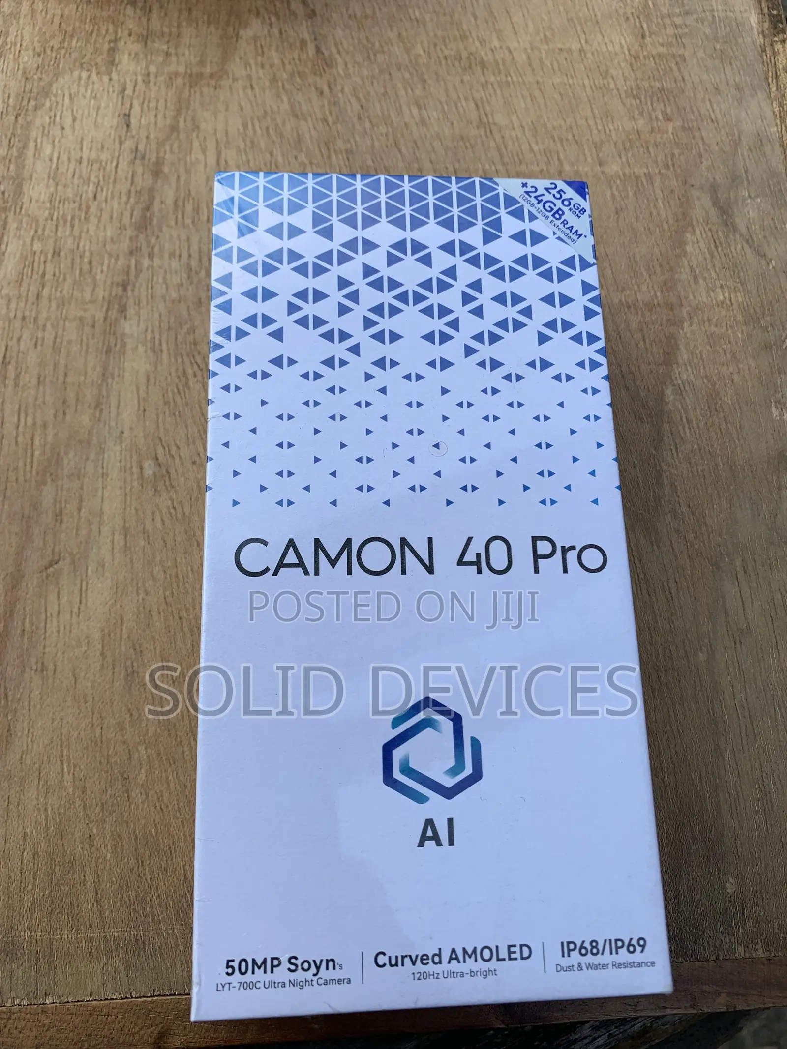 New Tecno Camon 40 Pro 5G 256 GB Black