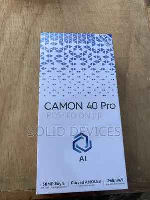 New Tecno Camon 40 Pro 5G 256 GB Black