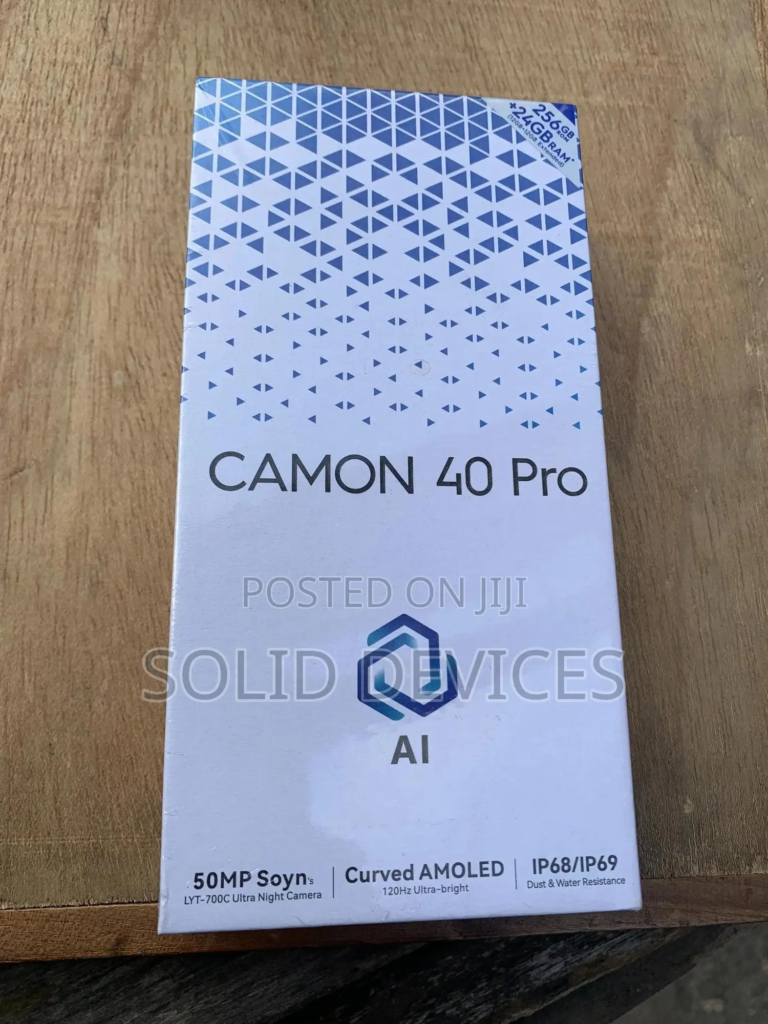 New Tecno Camon 40 Pro 5G 256 GB Black