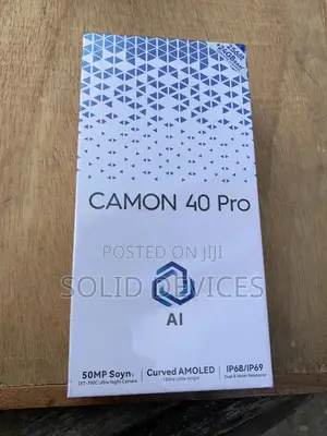 New Tecno Camon 40 Pro 5G 256 GB Black