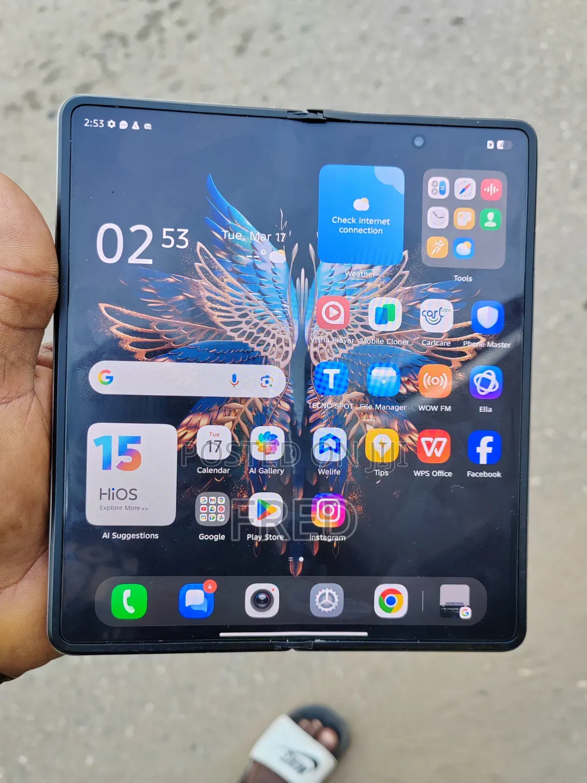 Tecno Phantom V Fold 256 GB Black