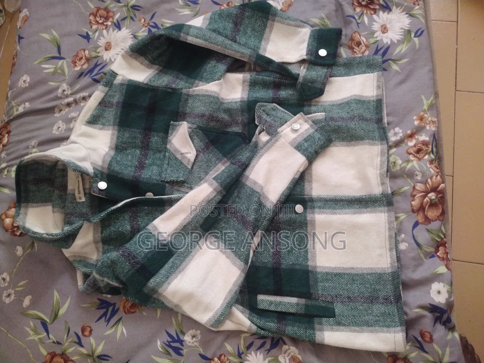 Plaid Flannel Shirt Jacket