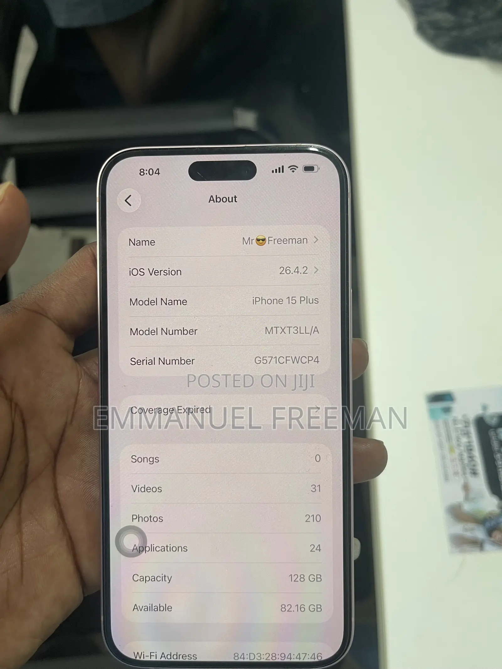 Apple iPhone 15 Plus 128 GB Pink