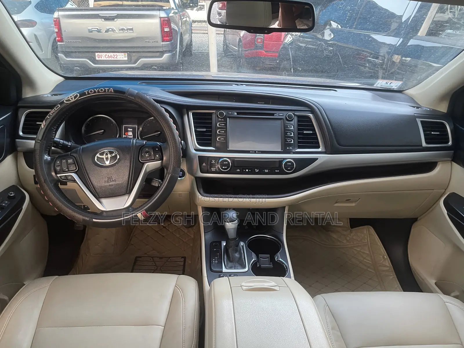Toyota Highlander LE 4x2 (2.7L 4cyl 6A) 2016 Red