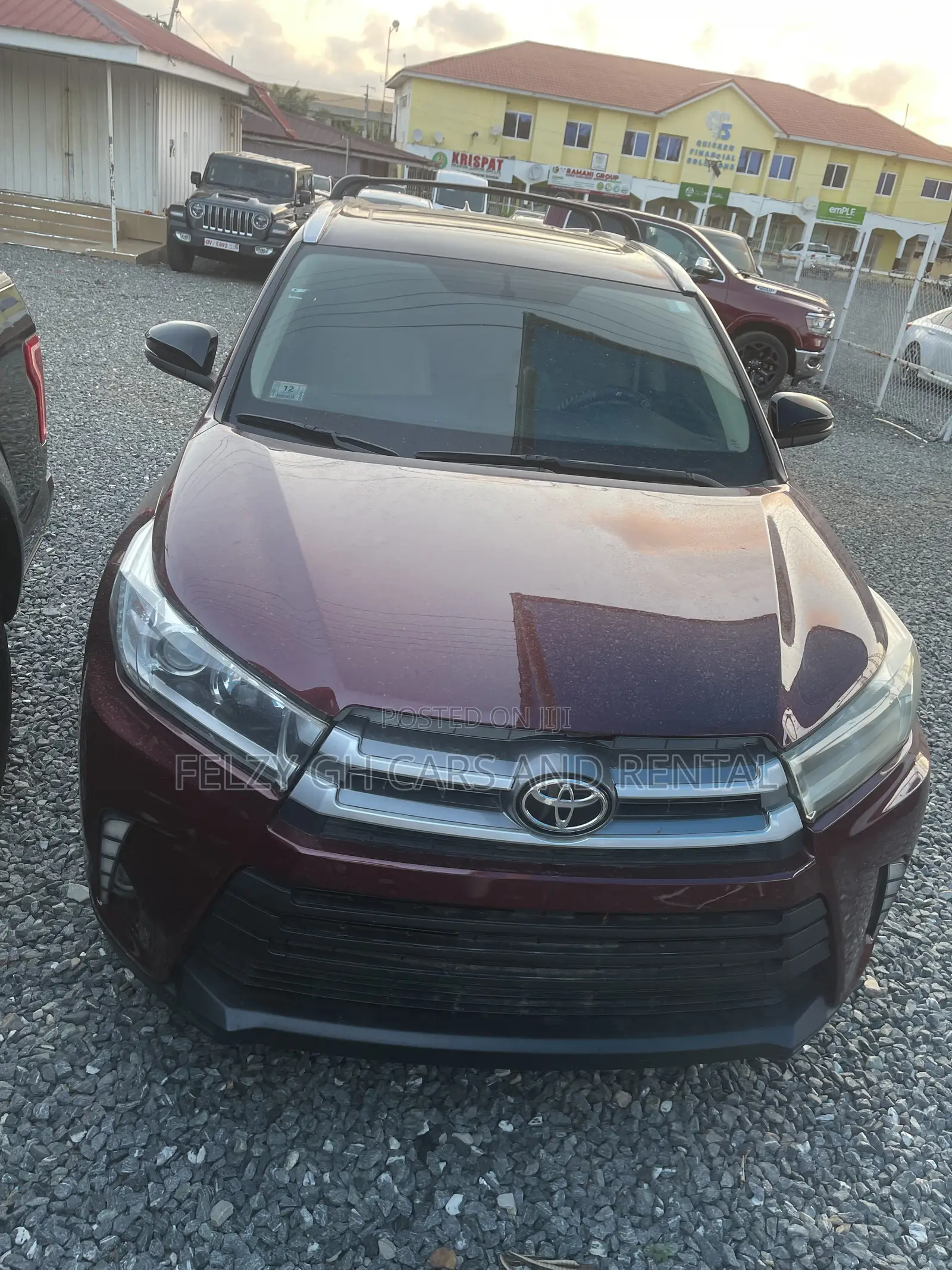 Toyota Highlander LE 4x2 (2.7L 4cyl 6A) 2016 Red