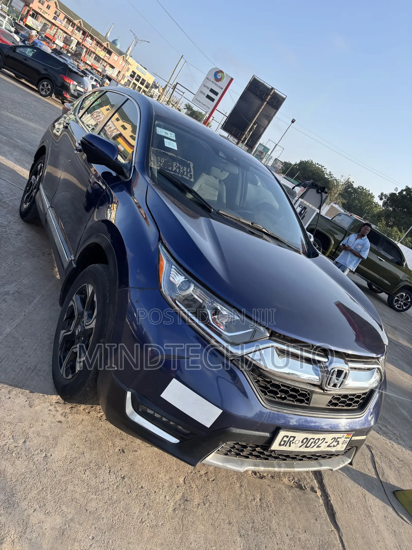 Honda CR-V EX-L 4dr SUV AWD (1.5L 4cyl CVT) 2017 Blue
