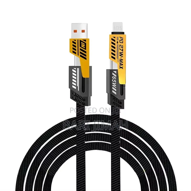 4-in-1 Fast Charging Cable – Multi-Function USB Charging Cable