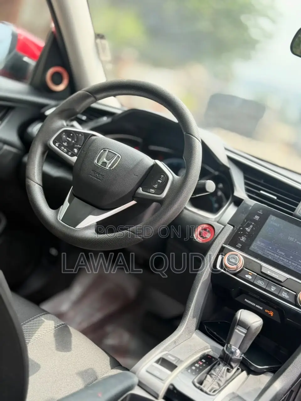 Honda Civic LX 2dr Coupe (2.0L 4cyl) 2016 Red