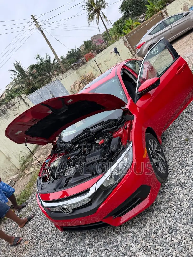 Honda Civic LX 2dr Coupe (2.0L 4cyl) 2016 Red