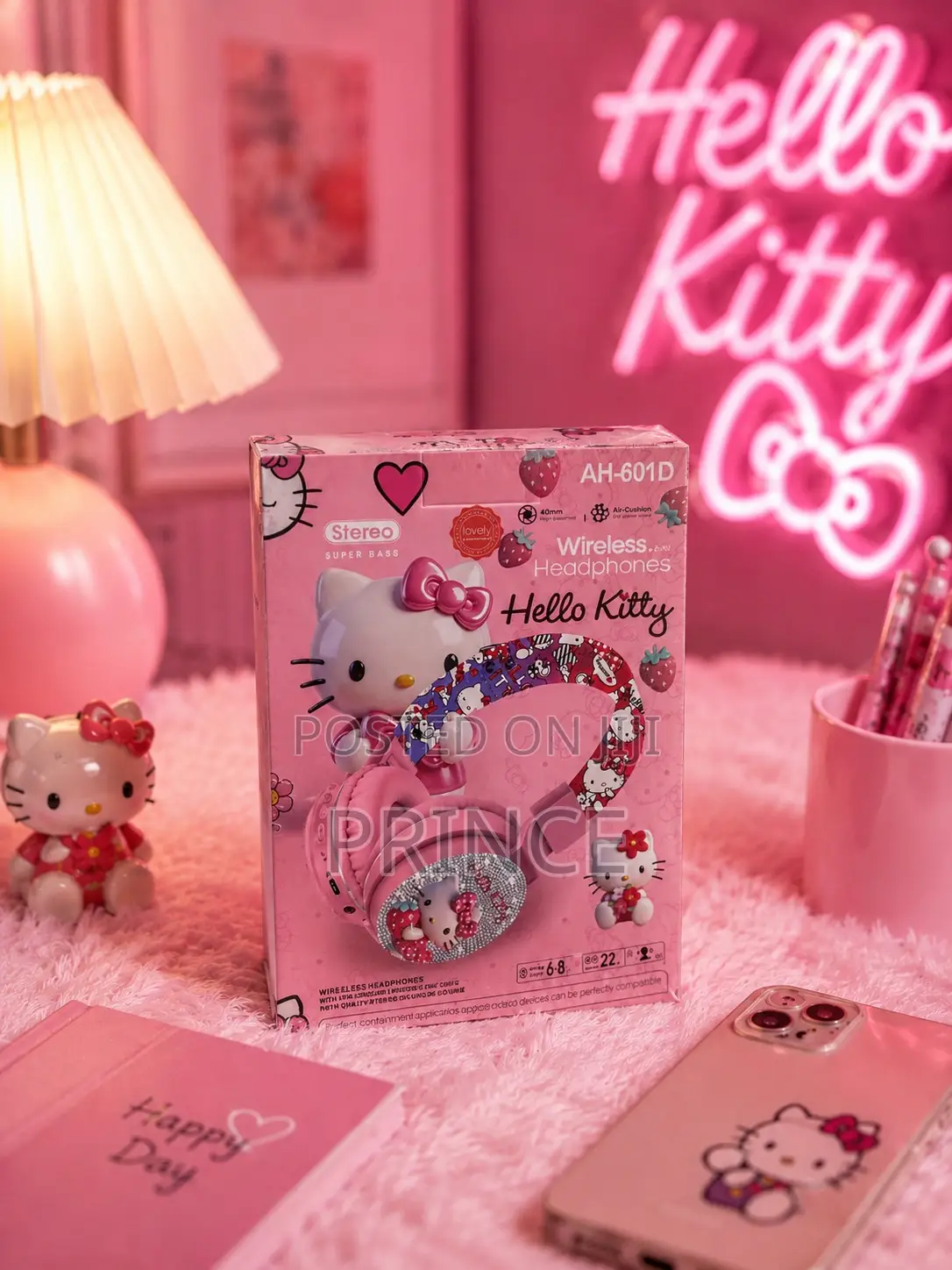Pink Kids Headphones/ Hello Kitty Headphones