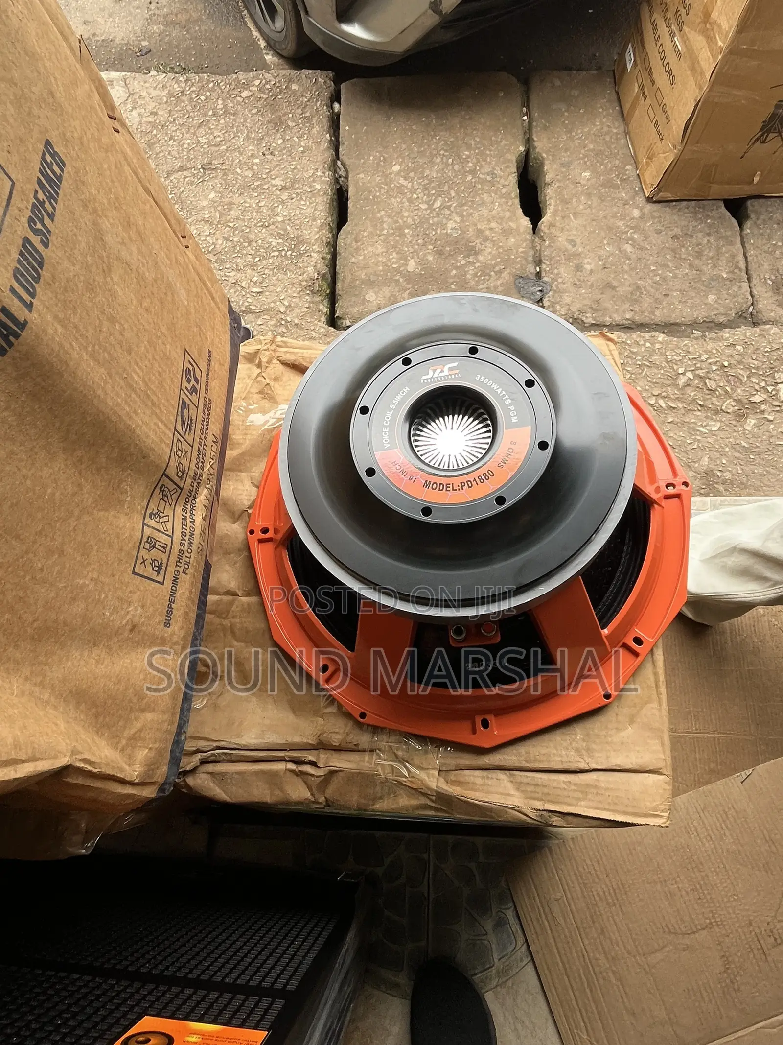 Jac Pd1880 3500watt Pair of 18inches Naked Speakers