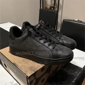 Coach High Line Sig SNK Graphite Black Sneakers