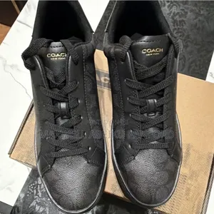 Coach High Line Sig SNK Graphite Black Sneakers