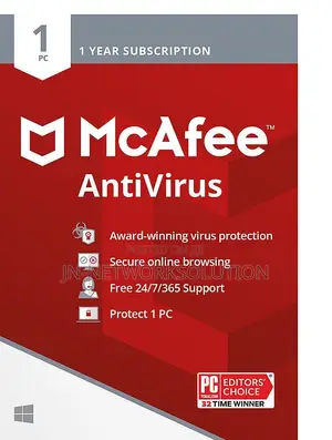 McAfee AntiVirus 1 Year/1 Device (Global)