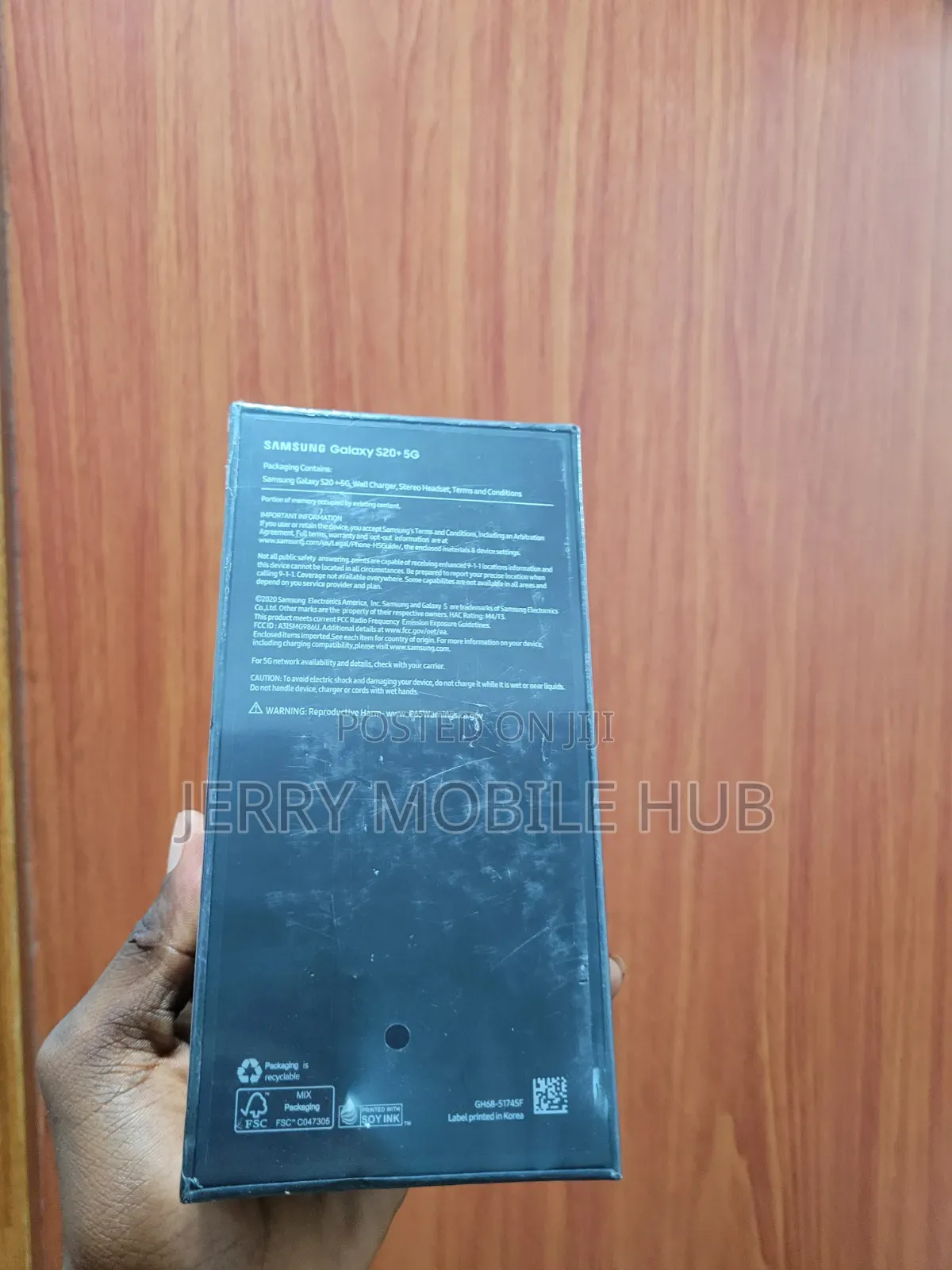New Samsung Galaxy S20+ 5G 256 GB Black
