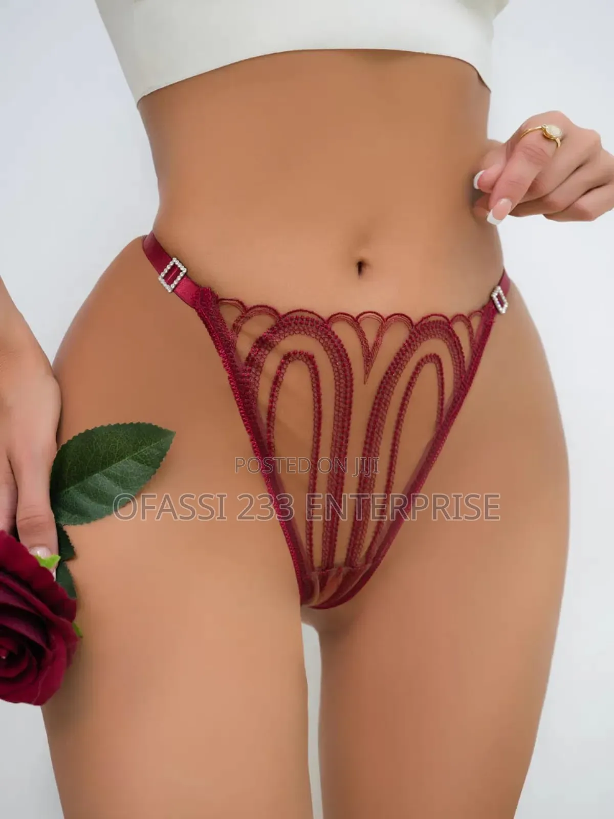 3 Set Luxurious Mesh Embroidery Sexy Underwear
