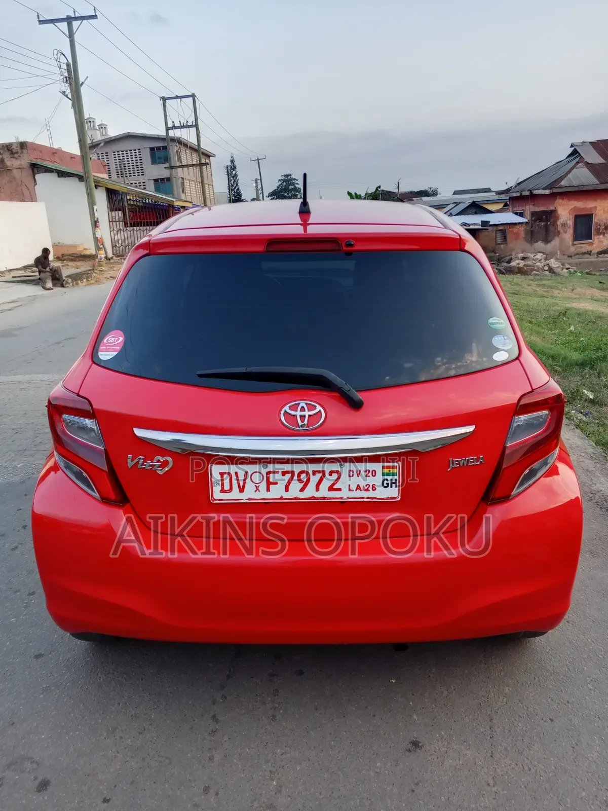 Toyota Vitz 1.3 AWD 5dr 2015 Red