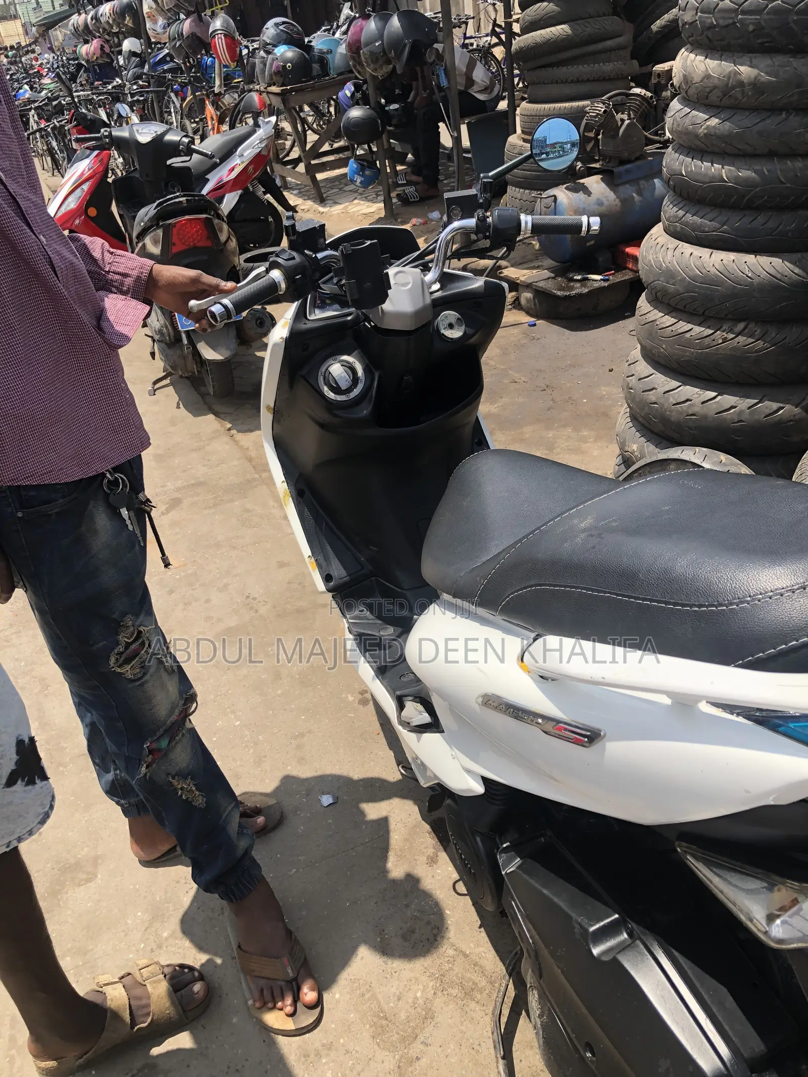 Yamaha Majesty 2020 White