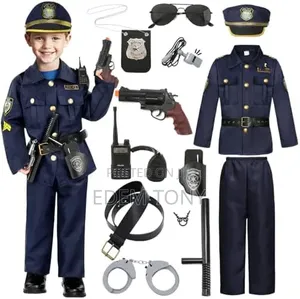INNOCHEER Police Costume for Children (7-11years)