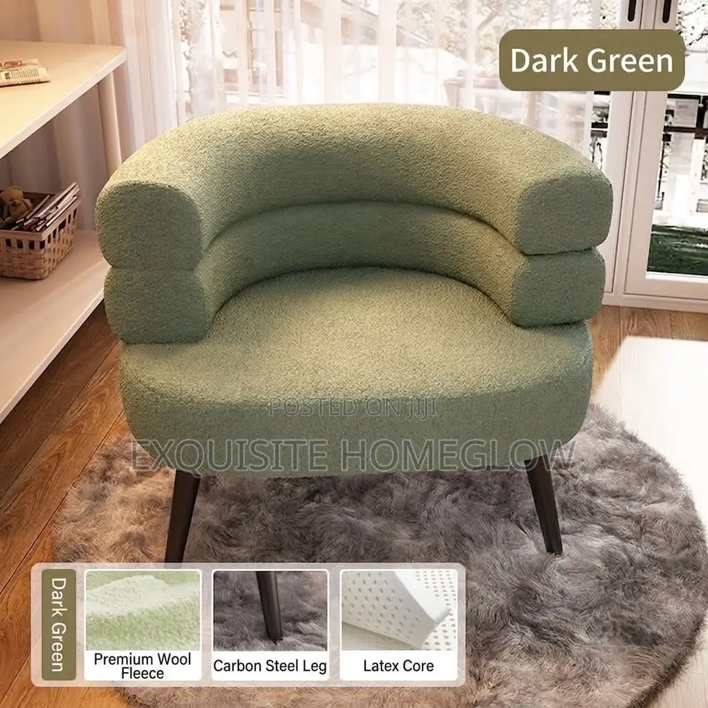 Modern Green Accent Chair Available for Purchase