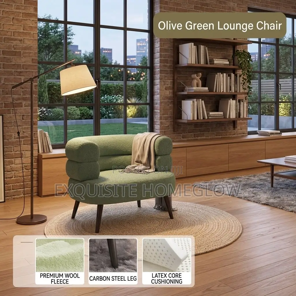 Modern Green Accent Chair Available for Purchase