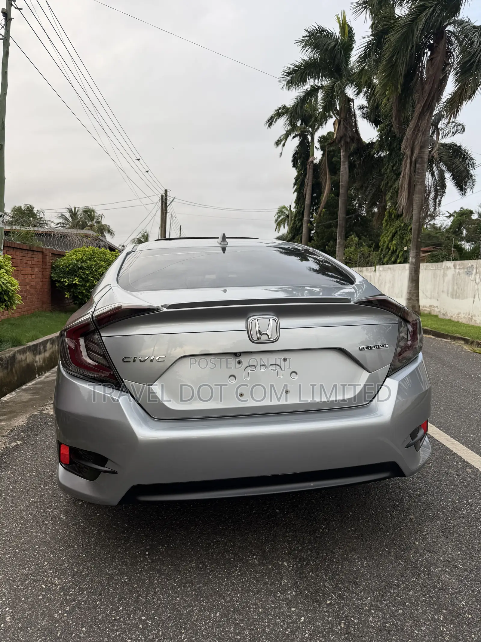 Honda Civic Touring Sedan 2018 Gray