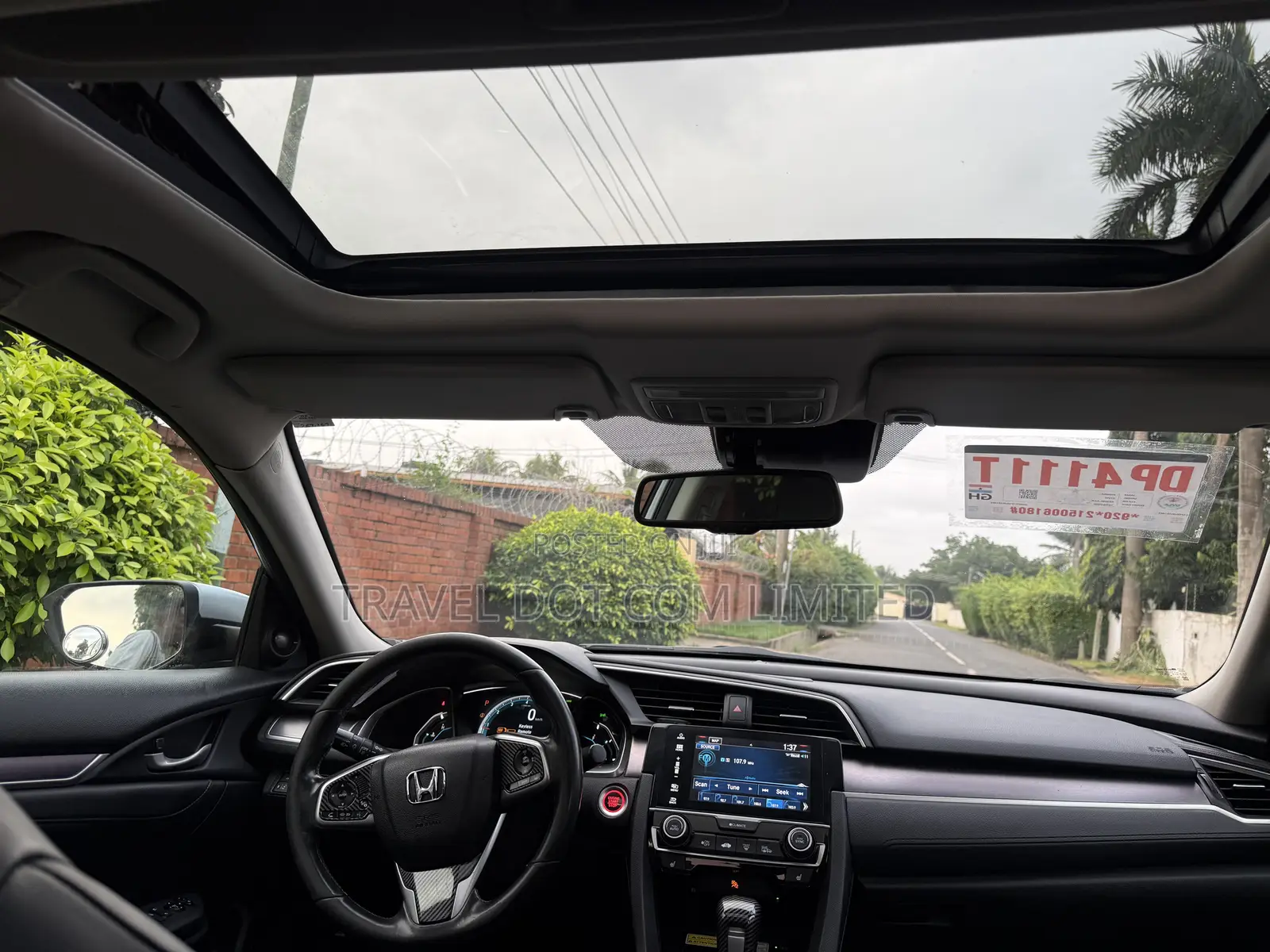 Honda Civic Touring Sedan 2018 Gray