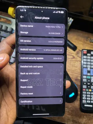 Xiaomi Redmi Note 14 5G 256 GB Black