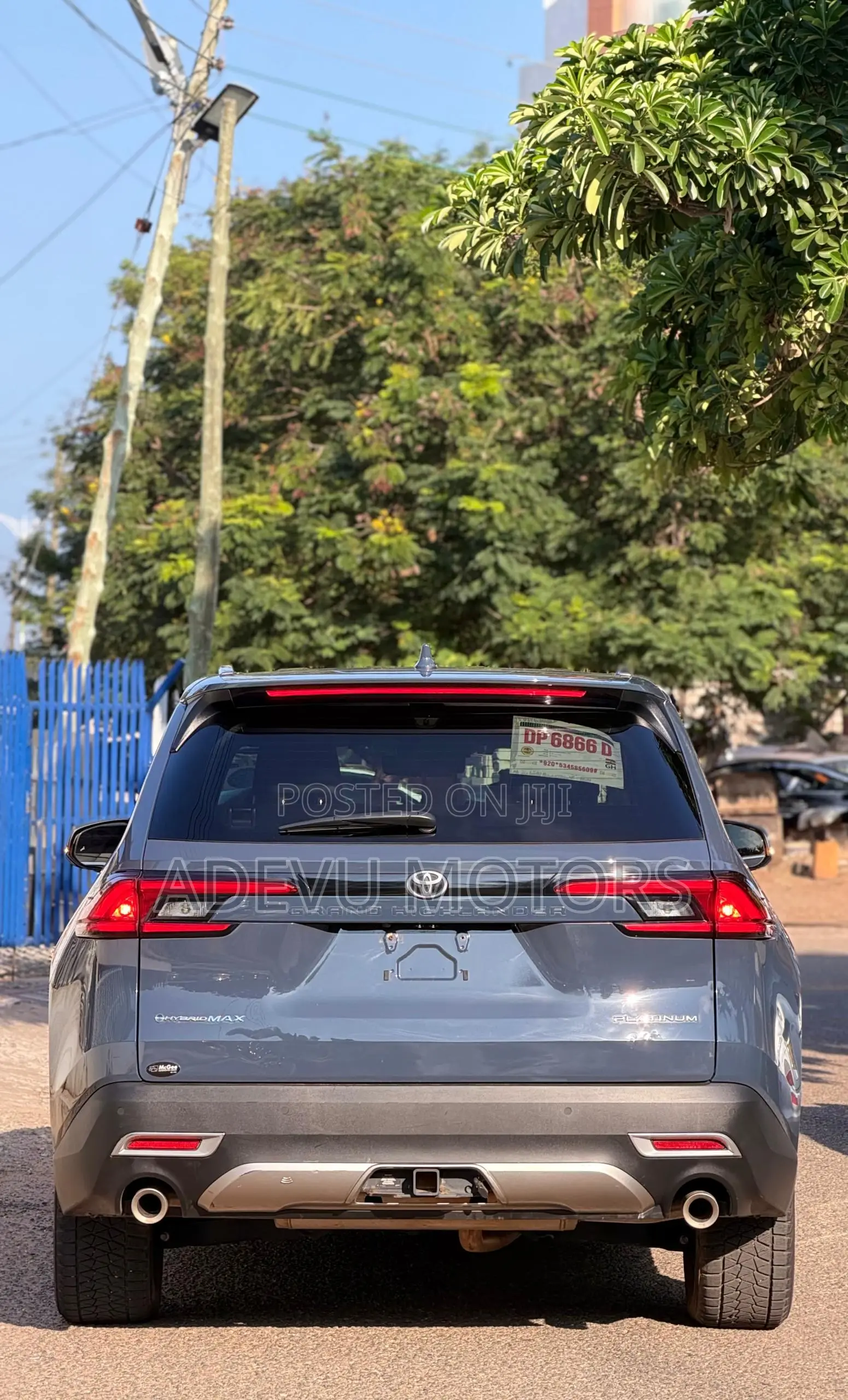 Toyota Grand Highlander Hybrid MAX Platinum AWD 2024 Blue