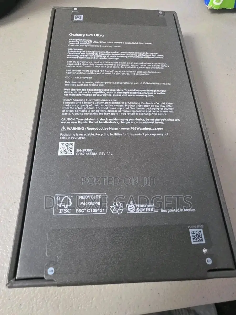 New Samsung Galaxy S25 Ultra 1 TB Black
