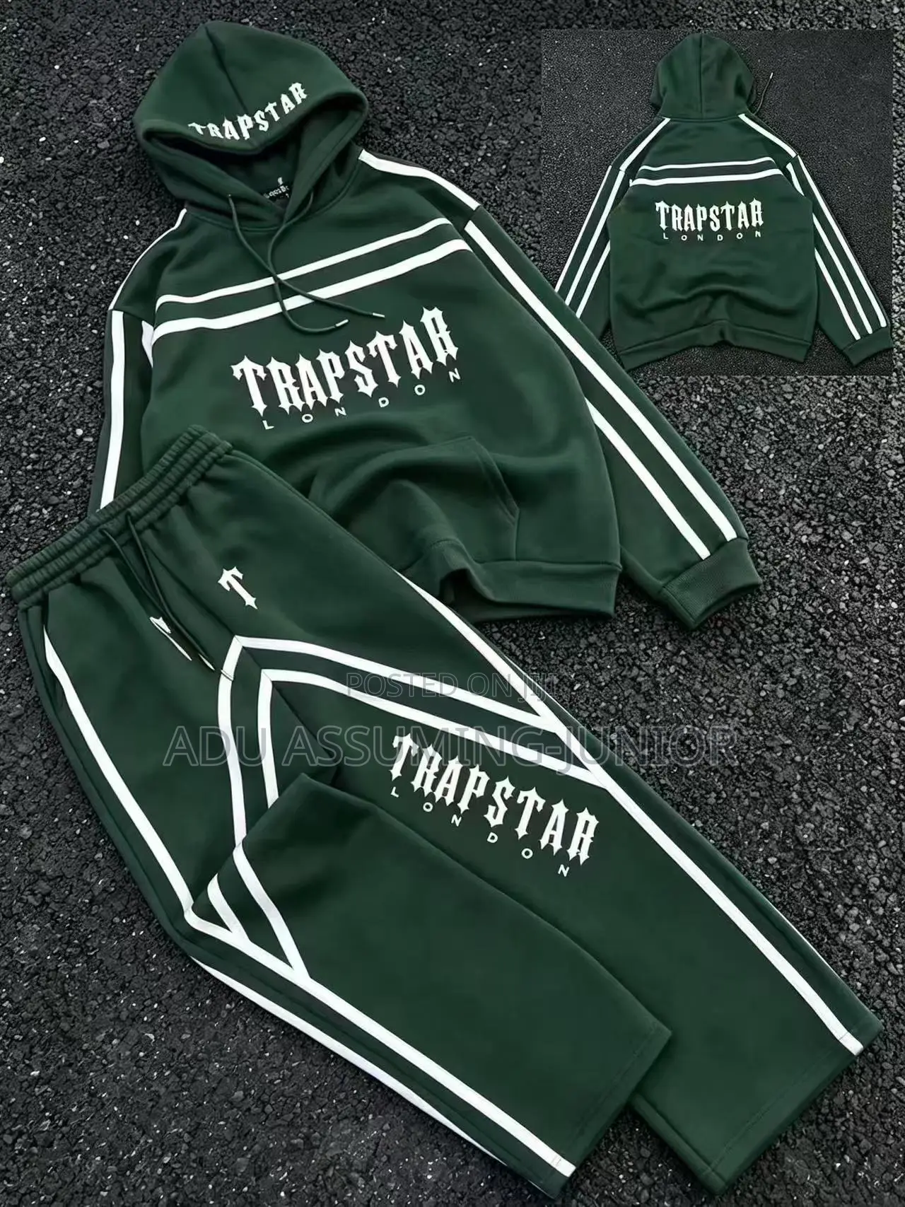 Men’s 2-Piece Tracksuit Set – Hoodie Joggers