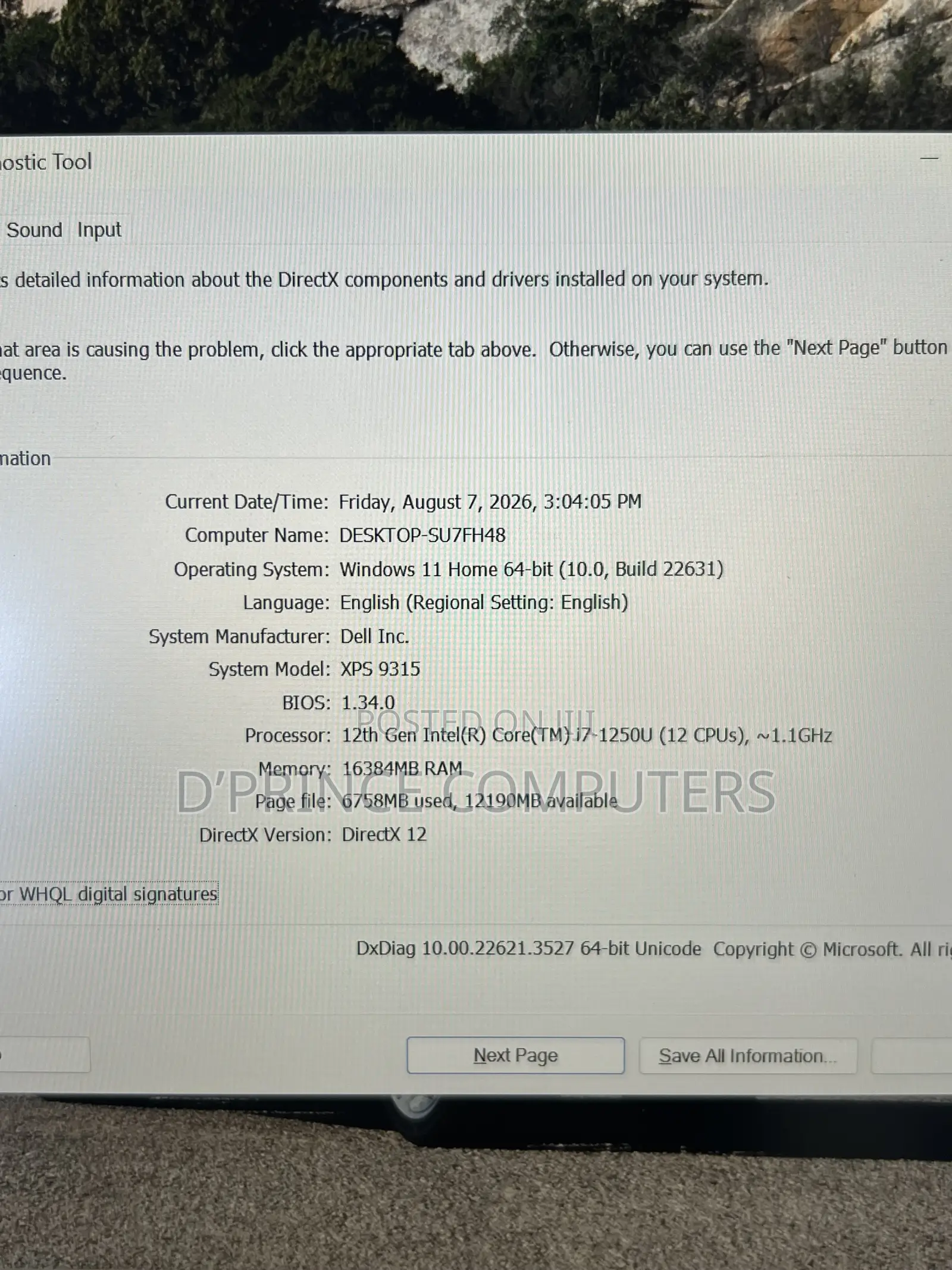 Laptop Dell XPS 13 9315 16GB Intel Core i7 SSD 512GB