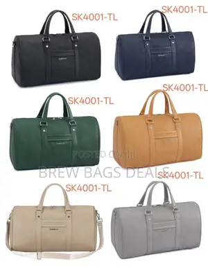 Premium Quality Thick Leather SK Large Duffle Bag.