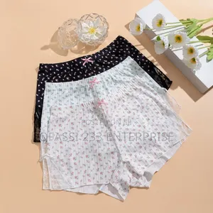 2 Pieces of Lace Trimmed Split Ladies Underwear