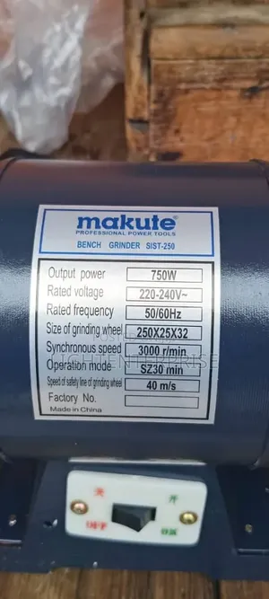 Makute Double Wheel Bench Grinder