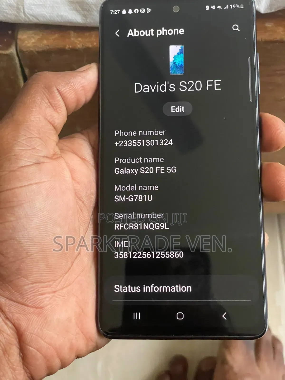 Samsung Galaxy S20 FE 5G 128 GB Black