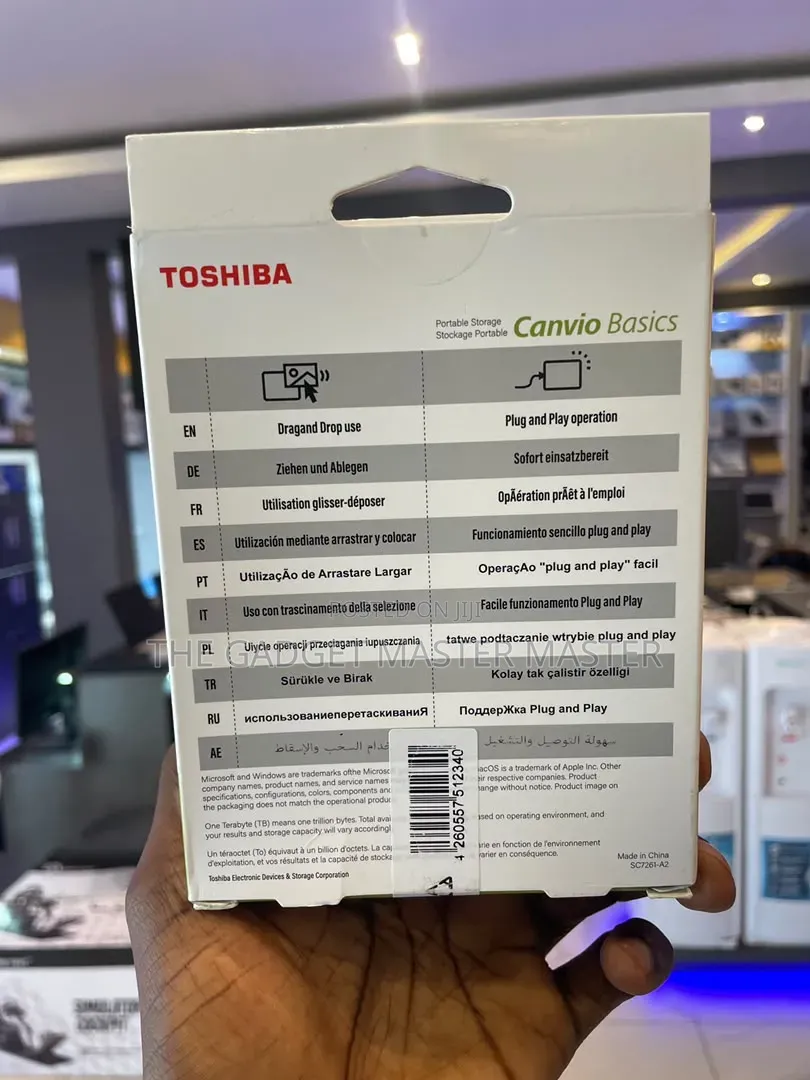 Toshiba Convio Basics Portable 2TB HDD