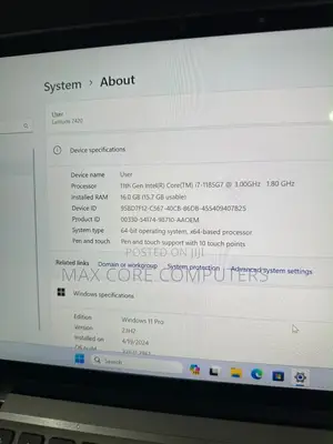 Laptop Dell Latitude 7420 16GB Intel Core i7 SSD 256GB