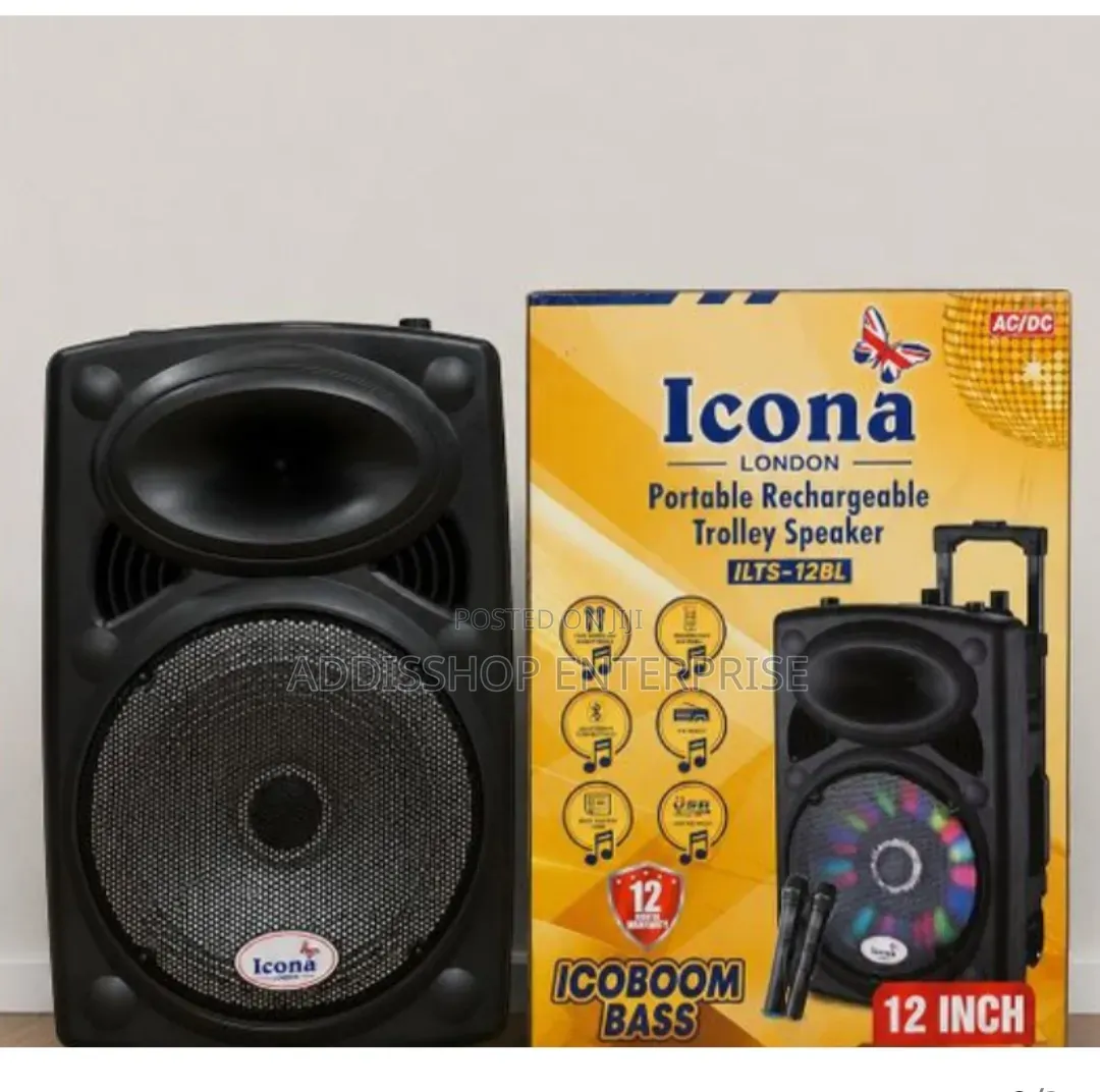 Icona 12 Inches Rechargeable Speaker