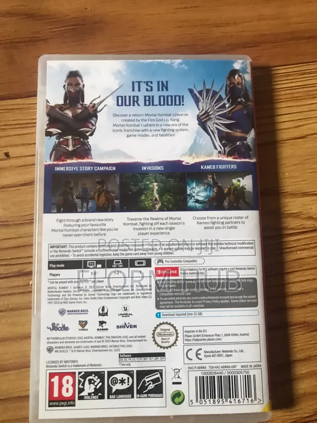 Mortal Kombat 1 for Nintendo Switch