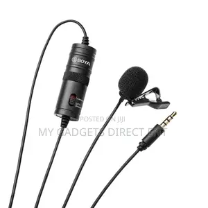 BOYA BY-M1 Lavalier Mic – 6M Clip-on Microphone, Phone Camera (66)