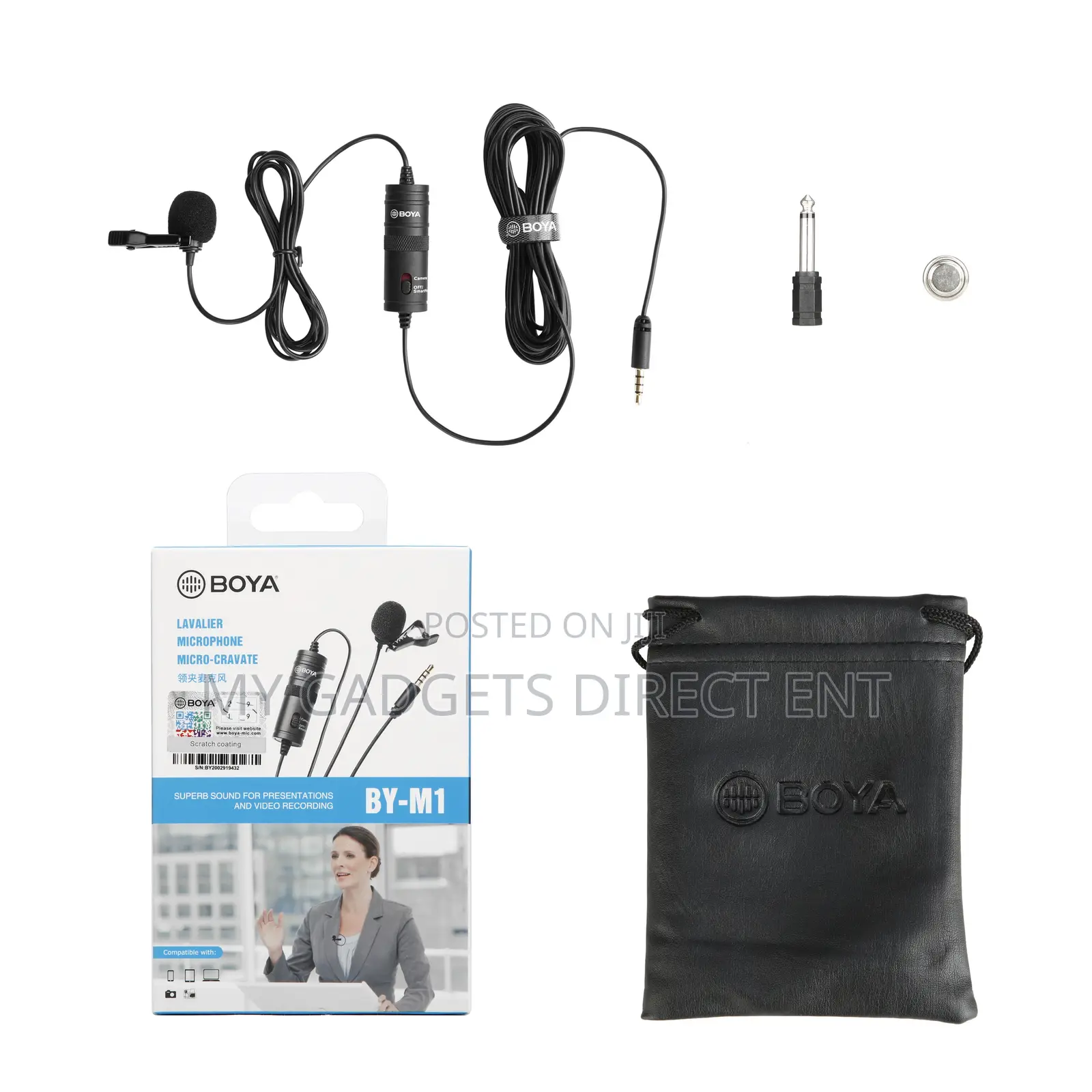 BOYA BY-M1 Lavalier Mic – 6M Clip-on Microphone, Phone Camera (66)