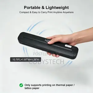 Portable Inkless Thermal Printer + FreeThermal Paper (100 Pieces)