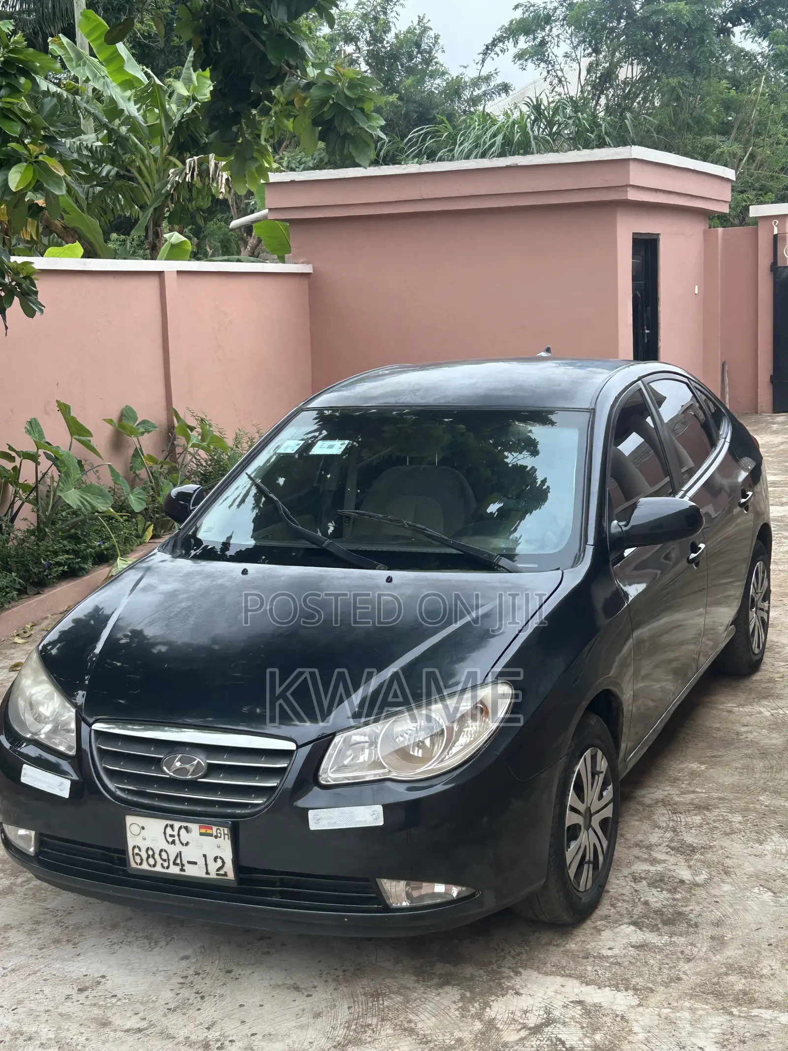 Hyundai Elantra 1.6 GL 2008 Black