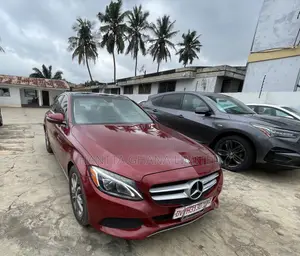 Mercedes-Benz C300 Sport 4Matic Sedan AWD (2.0L 4cyl 7A) 2017 Red