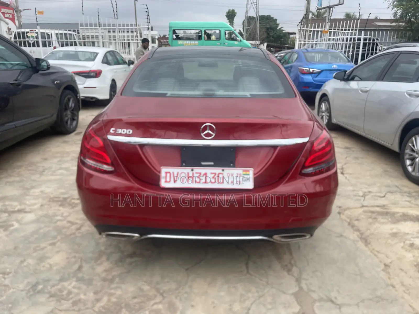 Mercedes-Benz C300 Sport 4Matic Sedan AWD (2.0L 4cyl 7A) 2017 Red
