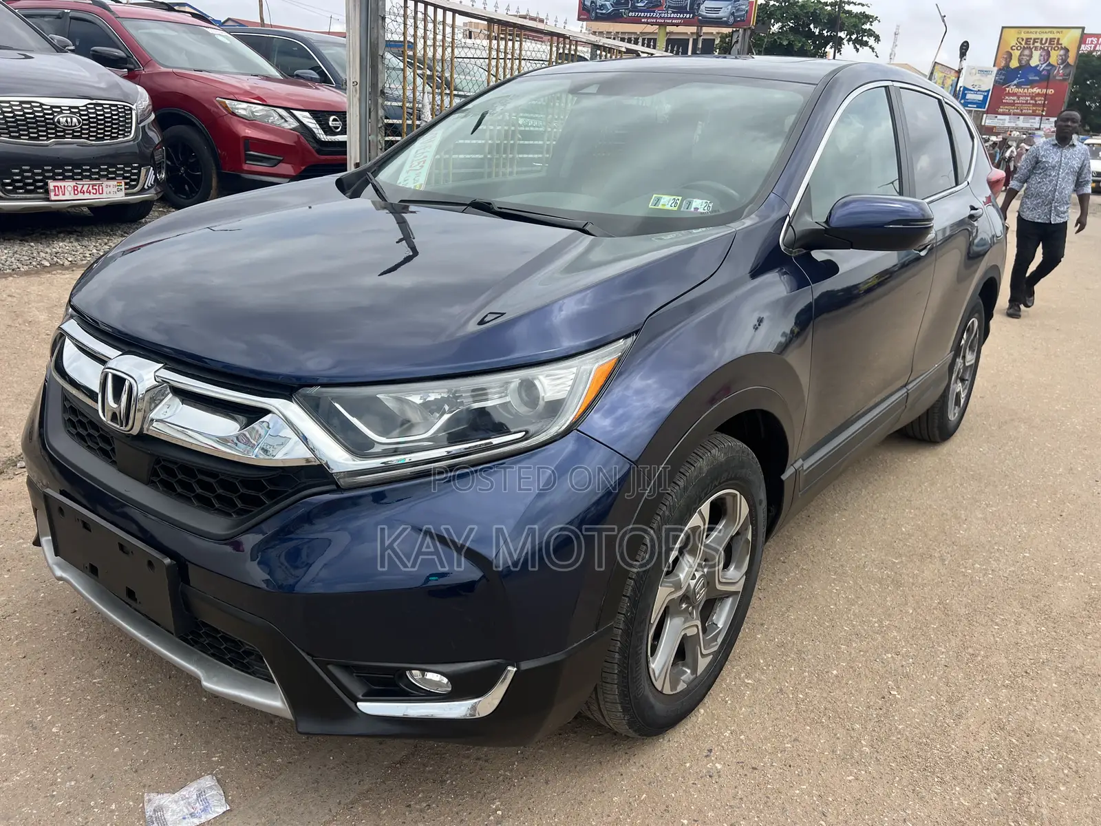 Honda CR-V EX AWD 2018 Blue